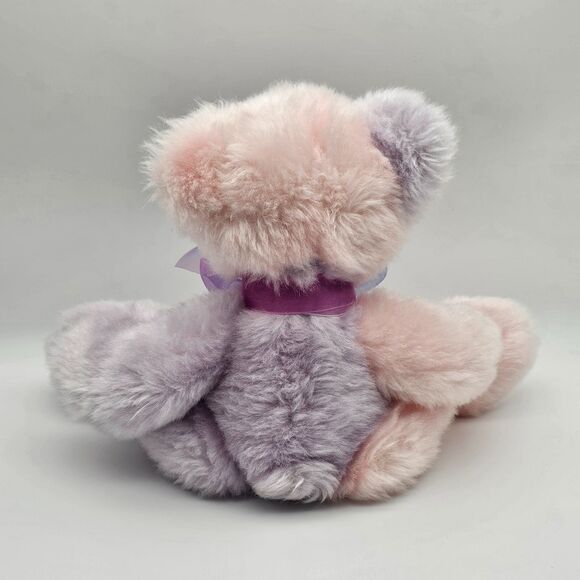 First & Main Teddy Bear Plush CAITLYN Pink & Lavender Stuffed Animal Toy 1684 8" - Picture 5 of 12